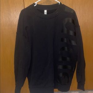 lululemon athletica Black Crewneck Sweater